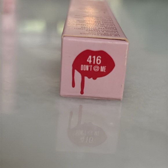 Kylie Cosmetics Matte Liquid Lipstick in the shade "416 Don't @ Me". 
Red - Picture 2 of 3